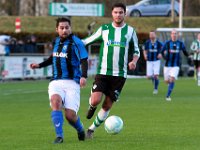 016 2017 Genemuiden ACV  14-01-2017: Voetbal: SC Genemuiden v ACV: Genemuiden / Jelle Wagenaar (l) of ACV, Danny menting (r) of Genemuiden / : Hoofdklasse B, zaterdagamateurvoetbal, SC Genemuiden, ACV, Jelle Wagenaar, Danny Menting