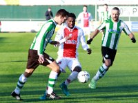 002 2017 Flevo Boys Genemuiden  21-01-2017: Voetbal: Flevo Boys v SC Genemuiden: Emmeloord/Anne van der Kolk (l) Of Genemuiden, Jesse Betaze (m) of Flevo Boys, Omar Kavak (r) of Genemuiden/ : SC Genemuiden, Flevo Boys, Hoofdklasse B, Zaterdagamateurvoetbal, Anne van der Kolk, Jesse Betaze, Omar Kavak