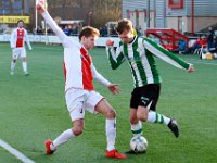 018 2017 Flevo Boys Genemuiden  21-01-2017: Voetbal: Flevo Boys v SC Genemuiden: Emmeloord/Lars Rudmer Klijnstra (l) of Flevo Boys, Job van Dalfsen (r) of Genemuiden/ : SC Genemuiden, Flevo Boys, Hoofdklasse B, Zaterdagamateurvoetbal, Lars Rudmer Klijnstra, Job van Dalfsen