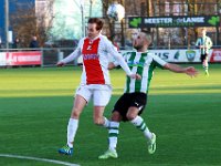 020 2017 Flevo Boys Genemuiden  21-01-2017: Voetbal: Flevo Boys v SC Genemuiden: Emmeloord/Tomas Boer (l) of Flevo Boys, Omar Kavak (r) of Genemuiden/ : SC Genemuiden, Flevo Boys, Hoofdklasse B, Zaterdagamateurvoetbal, Tomas Boer, Omar Kavak