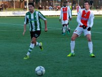 026 2017 Flevo Boys Genemuiden  21-01-2017: Voetbal: Flevo Boys v SC Genemuiden: Emmeloord/Danny Menting (l) of Genemuiden, Timon Rorije (r) of Flevo Boys/ : SC Genemuiden, Flevo Boys, Hoofdklasse B, Zaterdagamateurvoetbal, Danny Menting, Timon Rorije