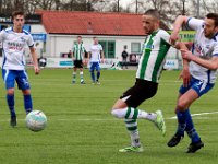 007 2017 Genemuiden Urk  04-02-2017: Voetbal: SC Genemuiden v Urk: Genemuiden/Marinus Snoek (l) of Urk, Omar Kavak (m) of Genemuiden, Gert Jan Nagel (r) of Urk/ : SC Genemuiden, SV Urk, Hoofdklasse B, Zaterdagamateurvoetbal, Marinus Snoek, Omar Kavak, Gert Jan Nagel