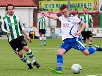 008 2017 Genemuiden Urk  04-02-2017: Voetbal: SC Genemuiden v Urk: Genemuiden/Patrick Lip (l) of Genemuiden, Marinus Snoek (r) of Urk/ : SC Genemuiden, SV Urk, Hoofdklasse B, Zaterdagamateurvoetbal, Patrick Lip, Marinus Snoek