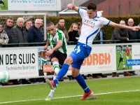 018 2017 Genemuiden Urk  04-02-2017: Voetbal: SC Genemuiden v Urk: Genemuiden/ Omar Kavak (l) of Genemuiden, Jelle de Boer (r) of Urk/ : SC Genemuiden, SV Urk, Hoofdklasse B, Zaterdagamateurvoetbal, Omar Kavak, Jelle de Boer