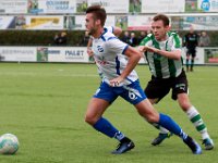 040 2017 Genemuiden Urk  04-02-2017: Voetbal: SC Genemuiden v Urk: Genemuiden/Lucas Nagel (l) of Urk, Jacco Riemens (r) of Genemuiden/ : SC Genemuiden, SV Urk, Hoofdklasse B, Zaterdagamateurvoetbal, Lucas Nagel, Jacco Riemens