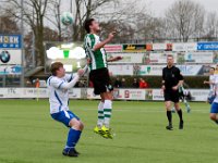 044 2017 Genemuiden Urk  04-02-2017: Voetbal: SC Genemuiden v Urk: Genemuiden/Dick Hakvoort (l) of Urk, Danny Menting (r) of Genemuiden/ : SC Genemuiden, SV Urk, Hoofdklasse B, Zaterdagamateurvoetbal, Dirk Hakvoort, Danny Menting