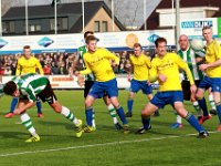 013 2017 Genemuiden Staphorst  18-02-2017: Voetbal: SC Genemuiden v Staphorst: Genemuiden/Genemuiden vs Staphorst/ : SC Genemuiden, v.v.Staphorst, Hoofdklasse B, Zaterdagamateurvoetbal, Danny Menting, Mike van der Kooy
