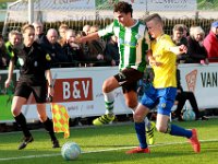 022 2017 Genemuiden Staphorst  18-02-2017: Voetbal: SC Genemuiden v Staphorst: Genemuiden/Danny Menting (l) of Genemuiden, Reinier Crediet (r) of Staphorst/ : SC Genemuiden, v.v.Staphorst, Hoofdklasse B, Zaterdagamateurvoetbal, Danny Menting, Reinier Crediet