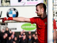 026 2017 Genemuiden Staphorst  18-02-2017: Voetbal: SC Genemuiden v Staphorst: Genemuiden/Rene Oosterhof of Staphorst/ : SC Genemuiden, v.v.Staphorst, Hoofdklasse B, Zaterdagamateurvoetbal, Rene Oosterhof