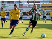 031 2017 Genemuiden Staphorst  18-02-2017: Voetbal: SC Genemuiden v Staphorst: Genemuiden/Remon Kroes (l) of Staphorst'Omar Kavak (r) of Genemuiden/ : SC Genemuiden, v.v.Staphorst, Hoofdklasse B, Zaterdagamateurvoetbal, Remon Kroes, Omar Kavak