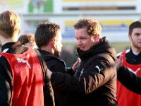 044 2017 Genemuiden Staphorst  18-02-2017: Voetbal: SC Genemuiden v Staphorst: Genemuiden/Trainer-Coach (l) Jan van Raalte, Ass. trainer Marc Hegeman of Genemuiden/ : SC Genemuiden, v.v.Staphorst, Hoofdklasse B, Zaterdagamateurvoetbal, Jan van Raalte, Marc Hegeman