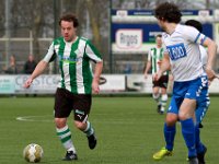 018 2017 Barneveld Genemuiden  11-03-2017: Voetbal: SDV Barneveld v SC Genemuiden: Barneveld/Patrick Lip (l) of Genemuiden/ : SC Genemuiden, SDV Barneveld, Hoofdklasse B, Zaterdagamateurvoetbal, Patrick Lip