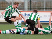 025 2017 Barneveld Genemuiden  11-03-2017: Voetbal: SDV Barneveld v SC Genemuiden: Barneveld/Team of Genemuiden/ : SC Genemuiden, SDV Barneveld, Hoofdklasse B, Zaterdagamateurvoetbal, Rick Doorn, Nick Buitink