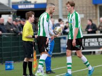 027 2017 Barneveld Genemuiden  11-03-2017: Voetbal: SDV Barneveld v SC Genemuiden: Barneveld/Omar Kavak (l), Rick Doorn (r) of Genemuiden/ : SC Genemuiden, SDV Barneveld, Hoofdklasse B, Zaterdagamateurvoetbal, Omar Kavak, Rick Doorn