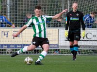 028 2017 Barneveld Genemuiden  11-03-2017: Voetbal: SDV Barneveld v SC Genemuiden: Barneveld/Dirk Muis (l), Albert Flier (r) of Genemuiden/ : SC Genemuiden, SDV Barneveld, Hoofdklasse B, Zaterdagamateurvoetbal, Dirk Muis, Albert Flier
