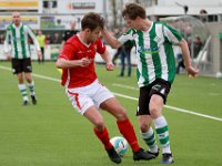 022 2017 Genemuiden DOVO  18-03-2017: Voetbal: SC Genemuiden v DOVO: Genemuiden/Arien Bakkenes (l) of Dovo'Job van Dalfsen (r) of Genemuiden/ : SC Genemuiden, DOVO Veenendaal, Zaterdag amateurvoetbal, Arien Bakkenes, Job van Dalfsen