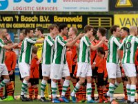 001 2017 Sparta Nijkerk Genemuiden  08-04-2017: Voetbal: Sparta Nijkerk v SC Genemuiden: Nijkerk/Nijkerk vs Genemuiden : SC genemuiden, Sparta Nijkerk, Zaterdagamateurvoetbal, Hoofdklasse B