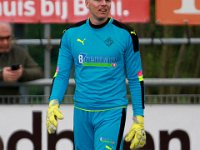 013 2017 Sparta Nijkerk Genemuiden  08-04-2017: Voetbal: Sparta Nijkerk v SC Genemuiden: Nijkerk/Albert Flier of Genemuiden/ : SC genemuiden, Sparta Nijkerk, Zaterdagamateurvoetbal, Hoofdklasse B, Albert Flier