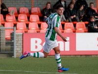 033 2017 Sparta Nijkerk Genemuiden  08-04-2017: Voetbal: Sparta Nijkerk v SC Genemuiden: Nijkerk/Danny Menting of Genemuiden/ : SC genemuiden, Sparta Nijkerk, Zaterdagamateurvoetbal, Hoofdklasse B, Danny Menting