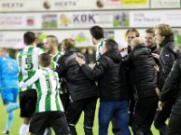 023 2017 Genemuiden WVV Winschoten  12-04-2017: Voetbal: SC Genemuiden v WVV Winschoten: Genemuiden / Kwartfinale KNVB beker district Noord / : SC genemuiden, WVV Winschoten, Districtsbeker, KNVB