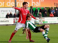 036 2017 Genemuiden AZSV  22-04-2017: Voetbal: SC Genemuiden v AZSV: Genemuiden/Yordi Orriëns (l) of AZSV, Job van dalfsen (r) of Genemuiden/ : SC Genemuiden, AZSV Aalten, Zaterdagamateurvoetbal, Hoofdklasse B, Yordi Orriëns, Job van Dalfsen/
