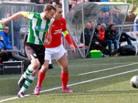 020 2017 Excelsior Genemuiden  29-04-2017: Voetbal: Excelsior 31 v SC Genemuiden: Rijssen/Jacco Riemens (l) of Genemuiden, Amanuel Isa (r) of Excelsior/ : SC Genemuiden, Excelsior '31, Hoofdklasse B, Zaterdagamateurvoetbal, Jacco riemens, Amanuel Isa