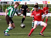 022 2017 Excelsior Genemuiden  29-04-2017: Voetbal: Excelsior 31 v SC Genemuiden: Rijssen/Job van Dalfsen (l) of Genemuiden, Patrick Jurgens (r) of Excelsior/ : SC Genemuiden, Excelsior '31, Hoofdklasse B, Zaterdagamateurvoetbal, Job van Dalfsen, Patrick Jurgens