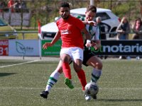 023 2017 Excelsior Genemuiden  29-04-2017: Voetbal: Excelsior 31 v SC Genemuiden: Rijssen/Cem Kose (l) of Excelsior, Dirk Muis (r) of Genemuiden/ : SC Genemuiden, Excelsior '31, Hoofdklasse B, Zaterdagamateurvoetbal, Cem Kose, Dirk Muis