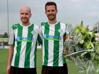 010 2017 Genemuiden Staphorst  20-05-2017: Voetbal: SC Genemuiden v Staphorst: Genemuiden/Martijn jansen (l), Anne van der Kolk (r) of Genemuiden/ : v.v. Staphorst, SC Genemuiden, Finale: Districtsbeker Noord: Martijjn jansen, Anne van der Kolk
