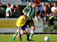 027 2017 Genemuiden Staphorst  20-05-2017: Voetbal: SC Genemuiden v Staphorst: Genemuiden/Mike Reuvers (l) of Staphorst, Danny Menting (r) of Genemuiden/ : v.v. Staphorst, SC Genemuiden, Finale: Districtsbeker Noord:Mike Reuvers, Danny Menting