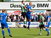 009 2017 Genemuiden - Urk  09-09-2017: Voetbal: SC Genemuiden v Urk: Genemuiden/Jacco Riemens (l) of Genemuiden, Bennie Dunnink (r) of Urk/ : SC Genemuiden, SV Urk, Jacco Riemens, Bennie Dunnink, Omar Kavak
