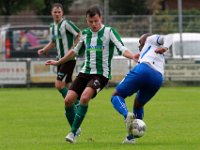 016 2017 DFS - Genemuiden  16-09-2017: Voetbal: DFS v SC Genemuiden: Opheusden/Frank Kuurman (l) of Genemuiden, Lorenzo Davids 9r) of DFS/ : sv DFS, SC Genemuiden, Hoofdklasse B, Frank Kuurman, Lorenzo Davids