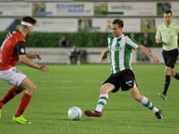007 2017 Genemuiden - De Treffers  19-09-2017: Voetbal: SC Genemuiden v De Treffers: Genemuiden/Joris Janssen (l) of De Treffers, Jacco Riemens (r) of Genemuiden/ : KNVB Beker, SC Genemuiden, De Treffers, Joris Janssen, Jacco Riemens