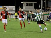 009 2017 Genemuiden - De Treffers  19-09-2017: Voetbal: SC Genemuiden v De Treffers: Genemuiden/Robin Janssen (l),  Bryan Sirvania (m) of De Treffers, Omar Kavak (r) of Genemuiden/ : KNVB Beker, SC Genemuiden, De Treffers, Robin Jansen, Bryan Sirvania, Omar Kavak