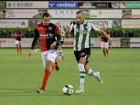 012 2017 Genemuiden - De Treffers  19-09-2017: Voetbal: SC Genemuiden v De Treffers: Genemuiden/ Bryan Sirvania (l) of De Treffers, Omar Kavak (r) of Genemuiden/ : KNVB Beker, SC Genemuiden, De Treffers