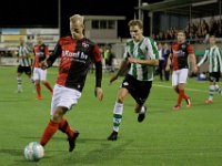 015 2017 Genemuiden - De Treffers  19-09-2017: Voetbal: SC Genemuiden v De Treffers: Genemuiden/Tom Beissel (l) of De Treffers, Rick Doorn (r) of Genemuiden/ : KNVB Beker, SC Genemuiden, De Treffers, Tom Beissel, Rick Doorn