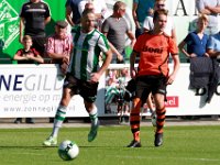 019 2017 Genemuiden Sparta Nijkerk  23-09-2017: Voetbal: SC Genemuiden v Sparta Nijkerk: Genemuiden/Omar Kavak (l) of Genemuiden, Mark Groenewoudt (r) of Nijkerk/ : SC genemuiden, Sparta Nijkerk, Hoofdklasse B, Zaterdagamateurvoetbal, Omar Kavak, Mark Groenewoudt