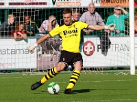 021 2017 Genemuiden Sparta Nijkerk  23-09-2017: Voetbal: SC Genemuiden v Sparta Nijkerk: Genemuiden/Brian Willemse of Nijkerk/ : SC genemuiden, Sparta Nijkerk, Hoofdklasse B, Zaterdagamateurvoetbal, Brian Willemse