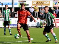 028 2017 Genemuiden Sparta Nijkerk  23-09-2017: Voetbal: SC Genemuiden v Sparta Nijkerk: Genemuiden/Frank Heus (l) of Nijkerk, Robert Boes (r) of Genemuiden/ : SC genemuiden, Sparta Nijkerk, Hoofdklasse B, Zaterdagamateurvoetbal, Frank Heus, Robert Boes
