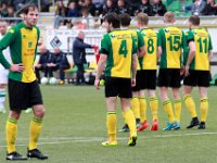 007 2017 Huizen Genemuiden  30-09-2017: Voetbal: Huizen SC Genemuiden: Huizen/Desmond Mensen (l) of Huizen/ : SC Genemuiden, sv Huizen, zaterdagamateurvoetbal, Hoofdklasse B, Desmond Mensen