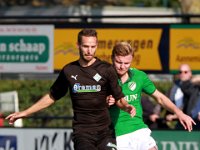 006 2017 Eemdijk Genemuiden  14-10-2017: Voetbal: Eemdijk v SC Genemuiden: Eemdijk/Anne van der Kolk (l) of Genemuiden, Floris Mulder (r) of Eemdijk/ : SC Genemuiden, v.v. Eemdijk, Zaterdagamateurvoetbal, Hoofdklasse B, Anne van der Kolk, Floris Mulder