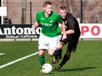012 2017 Eemdijk Genemuiden  14-10-2017: Voetbal: Eemdijk v SC Genemuiden: Eemdijk/Maikel de Harder (l) of Eemdijk, Robert Boes (r) of Genemuiden/ : SC Genemuiden, v.v. Eemdijk, Zaterdagamateurvoetbal, Hoofdklasse B, Maikel de Herder, Robert Boes