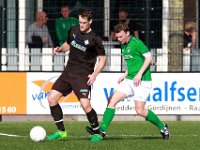 014 2017 Eemdijk Genemuiden  14-10-2017: Voetbal: Eemdijk v SC Genemuiden: Eemdijk/Dirk Muis (l) of Genemuiden, Jan Pieter Hartog (r) of Eemdijk/ : SC Genemuiden, v.v. Eemdijk, Zaterdagamateurvoetbal, Hoofdklasse B, Dirk Muis, Jan Pieter Hartog