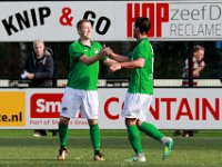 015 2017 Eemdijk Genemuiden  14-10-2017: Voetbal: Eemdijk v SC Genemuiden: Eemdijk/Maikel de Harder (l) of Eemdijk/ : SC Genemuiden, v.v. Eemdijk, Zaterdagamateurvoetbal, Hoofdklasse B, Maikel de Herder