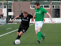 024 2017 Eemdijk Genemuiden  14-10-2017: Voetbal: Eemdijk v SC Genemuiden: Eemdijk/Sijmon Eenkhoorn (l) of Genemuiden, Klaas de Graaf (r) of Eemdijk/ : SC Genemuiden, v.v. Eemdijk, Zaterdagamateurvoetbal, Hoofdklasse B, Sijmon Eenkhoorn, Klaas de Graaf