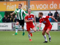 016 17 18 Genemuiden Berkum  04-11-2017: Voetbal: SC Genemuiden v Berkum: Genemuiden/Sijmon Eenkhoorn (l) of Genemuiden, Jasper Bremmer (m), Jordi Lemmens (r) of Berkum/ : SC Genemuiden, vv Berkum, Hoofdklasse B, Zaterdagamateurvoetbal, Sijmon Eenkhoorn, Jasper Bremmer, Jordi Lemmens