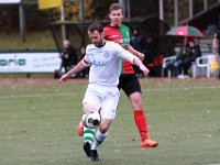 002 17 18 Zuidvogels Genemuiden  18-11-2017: Voetbal: Zuidvogels v SC Genemuiden: Huizen/Jacco Riemens (l) of Genemuiden, Tim Horsmeier (r) of Zuidvogels/ : HSV De Zuidvogels, SC Genemuiden, Hoofdklasse B, Zaterdagamateurvoetbal, Jacco riemens, Tim Horsmeier