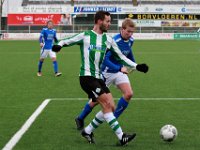 HL20180203006  03-02-2018: Voetbal: SDCP v sc Genemuiden: Putten/Anne van der Kolk (l) of Genemuiden, Kees Pluim (r) of Putten/ : SC Genemuiden, SDC Putten, Zaterdagamateurvoetbal, Hoofdklasse B, Anne van der Kolk, Kees Pluim