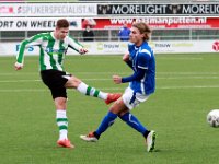 HL20180203008  03-02-2018: Voetbal: SDCP v sc Genemuiden: Putten/Joran Pot (l) of Genemuiden, Rick van den Brink (r) of Putten/ : SC Genemuiden, SDC Putten, Zaterdagamateurvoetbal, Hoofdklasse B, Joran Pot, Rick van den Brink