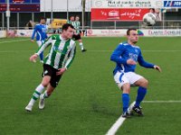 HL20180203011  03-02-2018: Voetbal: SDCP v sc Genemuiden: Putten/Frank Kuurman (l) of Genemuiden, Iwan Bos (r) of Putten/ : SC Genemuiden, SDC Putten, Zaterdagamateurvoetbal, Hoofdklasse B, Frank Kuurman, Iwan Bos
